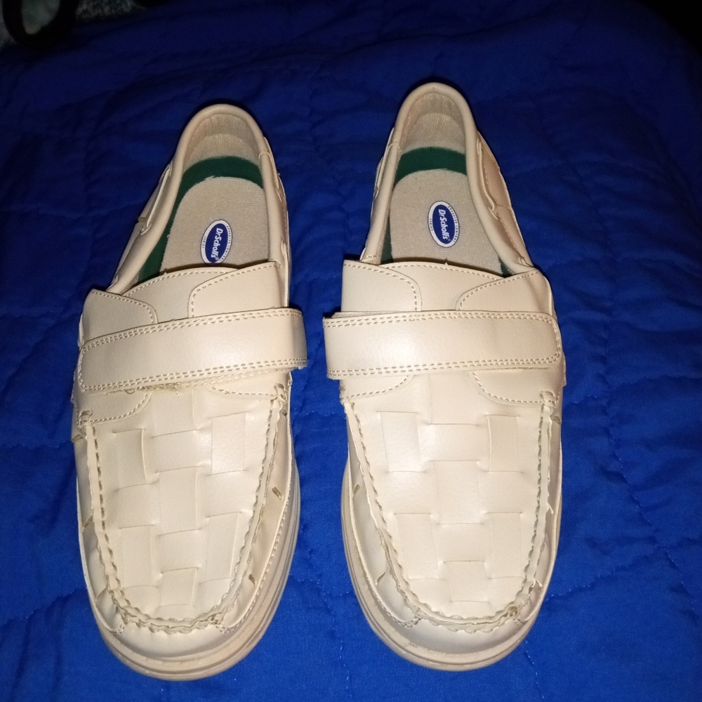 Dr Scholl's Beigh Monk Stap Shoes NWOT